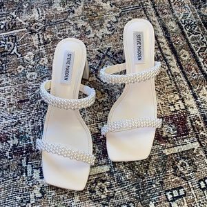 LILAH-P BONE STEVE MADDEN SIZE 8 perfect for wedding!